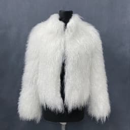 Mongolian Genuine Sheepskin Women's Winter High Quality Fashion Tibetan Sheepskin Jacket New Natural Sheepskin Stand Collar Coat