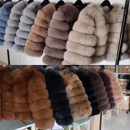2025 MAOMAOKONG Natural Real Fox Fur Coat Women's Jackets Winter Furry Vest Luxury Beige Khaki Short Leather Female Clothing
