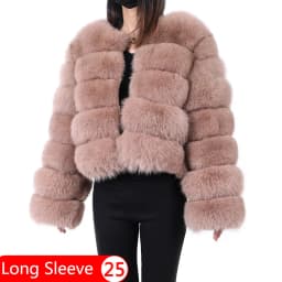 2025 MAOMAOKONG Natural Real Fox Fur Coat Women's Jackets Winter Furry Vest Luxury Beige Khaki Short Leather Female Clothing
