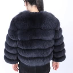 2025 MAOMAOKONG Natural Real Fox Fur Coat Women's Jackets Winter Furry Vest Luxury Beige Khaki Short Leather Female Clothing