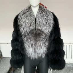 BEIZIRU Women's Real Raccoon Fur Coat with Big Turn-down Collar Winter Long Sleeve Natural Luxury Fashion Outerwear