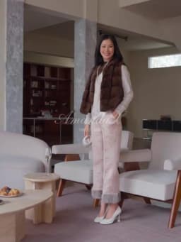 HDHOHR 2026 New Luxury Real Mink Fur Vast Full Pelt Fur Coats Fashion Natural Mink Fur Jackets Winter Female Fur Warm Vast