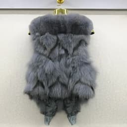 2026 Women Luxury 100% Genuine Real Fox Fur Vest Natural Soft Fox Fur Sleeveless Jacket New Lady Quality Warm Real Fox Fur Gilet