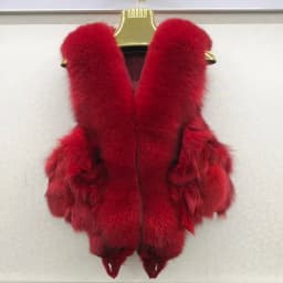 2026 Women Luxury 100% Genuine Real Fox Fur Vest Natural Soft Fox Fur Sleeveless Jacket New Lady Quality Warm Real Fox Fur Gilet