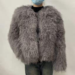 Natural Fur Coat Winter Mongolia Sheep for Women Genuine Sheeps Fur Jacket Women Jacket Real Fur Coats
