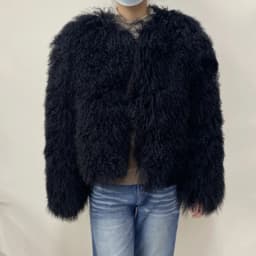 Natural Fur Coat Winter Mongolia Sheep for Women Genuine Sheeps Fur Jacket Women Jacket Real Fur Coats