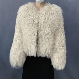 Natural Fur Coat Winter Mongolia Sheep for Women Genuine Sheeps Fur Jacket Women Jacket Real Fur Coats