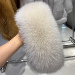 YOLOAgain Real Fox Fur Headband Women Lady Warm Soft Good Elastic Genuine Fox Fur Ring Scarves