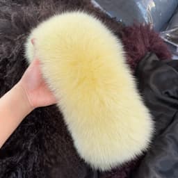 YOLOAgain Real Fox Fur Headband Women Lady Warm Soft Good Elastic Genuine Fox Fur Ring Scarves