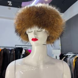 YOLOAgain Real Fox Fur Headband Women Lady Warm Soft Good Elastic Genuine Fox Fur Ring Scarves