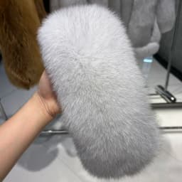 YOLOAgain Real Fox Fur Headband Women Lady Warm Soft Good Elastic Genuine Fox Fur Ring Scarves