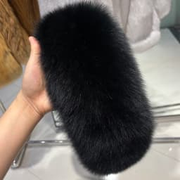 YOLOAgain Real Fox Fur Headband Women Lady Warm Soft Good Elastic Genuine Fox Fur Ring Scarves