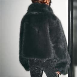 Fashionable Short Fur Coat Women's Autumn New Arrival Premium Synthetic Effect Jacket Warm Elegant Style Long Sleeve Outerwear