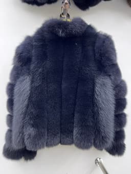 Fashion Winter Warm Real Fur Coat Women's Natural Natural Fox Fur Coats Fur Furry Leather And Skin Long Sleeve Short Jackets