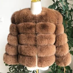 2026 New Style Real Fur Coat 100% Natural Fur Jacket Female Winter Warm Leather Fox Fur Coat High Quality Fur Vest