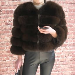 2026 New Style Real Fur Coat 100% Natural Fur Jacket Female Winter Warm Leather Fox Fur Coat High Quality Fur Vest