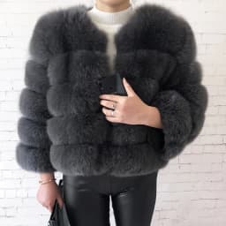 2026 New Style Real Fur Coat 100% Natural Fur Jacket Female Winter Warm Leather Fox Fur Coat High Quality Fur Vest