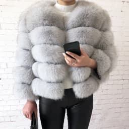 2026 New Style Real Fur Coat 100% Natural Fur Jacket Female Winter Warm Leather Fox Fur Coat High Quality Fur Vest