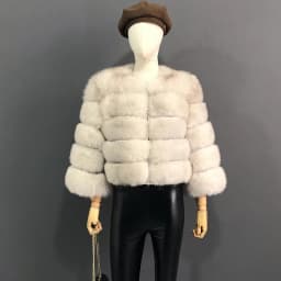 2026 New Style Real Fur Coat 100% Natural Fur Jacket Female Winter Warm Leather Fox Fur Coat High Quality Fur Vest