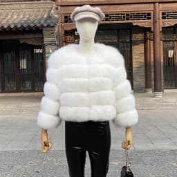 2026 New Style Real Fur Coat 100% Natural Fur Jacket Female Winter Warm Leather Fox Fur Coat High Quality Fur Vest
