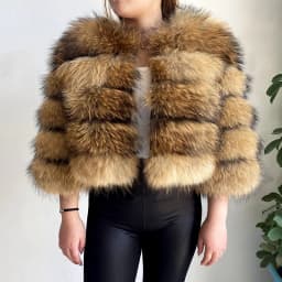 2026 New Style Real Fur Coat 100% Natural Fur Jacket Female Winter Warm Leather Fox Fur Coat High Quality Fur Vest