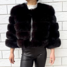 2026 New Style Real Fur Coat 100% Natural Fur Jacket Female Winter Warm Leather Fox Fur Coat High Quality Fur Vest