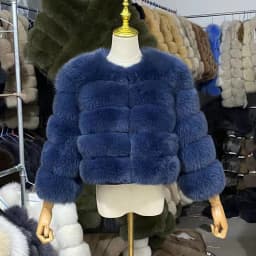 2026 New Style Real Fur Coat 100% Natural Fur Jacket Female Winter Warm Leather Fox Fur Coat High Quality Fur Vest