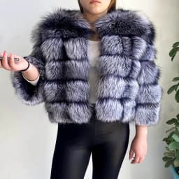 2026 New Style Real Fur Coat 100% Natural Fur Jacket Female Winter Warm Leather Fox Fur Coat High Quality Fur Vest