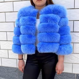 2026 New Style Real Fur Coat 100% Natural Fur Jacket Female Winter Warm Leather Fox Fur Coat High Quality Fur Vest