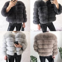 2026 New Style Real Fur Coat 100% Natural Fur Jacket Female Winter Warm Leather Fox Fur Coat High Quality Fur Vest
