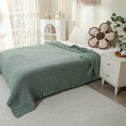 Simple Muslin Summer Blanket 100% Cotton Breathable Skin-friendly Lightweight Bed Blanket 6 Layer Couch Sofa Blankets for Throw