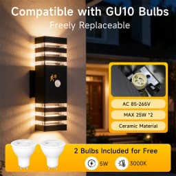 Body Motion Sensor Wall Light Waterproof Sconce Up Down Glowing Lamps Outdoor LED Wall Garden Yard Induction Corridor Wall Lamp