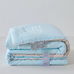 Natural Silk Quilt 100% Mulberry Silk Luxury Soft Quilts for All Season Temperature Control Comforter Reversible Bed Blanket