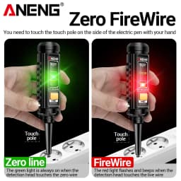 Multimeter Tester Pen Suit ANENG SZ308+B15 Multimeters 1999 Counts 24-250V Voltage Detector Meter Diagnostic Breakpoint Finder