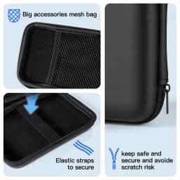 For R36S/GB300/FC/RG35XX Handheld Game Console Carrying Case Storage Bag Travel Retro Mini Game Player Portable Protective Box