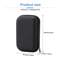 For R36S/GB300/FC/RG35XX Handheld Game Console Carrying Case Storage Bag Travel Retro Mini Game Player Portable Protective Box
