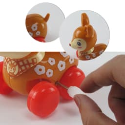 NEW Cute Cartoon Animal Deer Wind Up Toys Colorful Clockwork Spring Newborn Toys Running Toy for Gifts