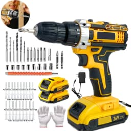Kit Ferramentas Elétricas 26V 47 Peças Com Maleta Para Reparos, Montagens E Trabalhos De Precisão