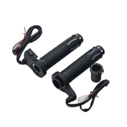 LMoDri Motorcycle Hot Grip Motorbike ATV Scooter Electric Heated Grips 22mm 7/8" Handlebar Hand Warmer Aluminum 12V