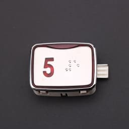 1PCS Applicable to SIGMA Elevator button MTD265 Direction keys Opening closing doors numeral key Voltage DC24V Red color light