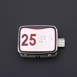 1PCS Applicable to SIGMA Elevator button MTD265 Direction keys Opening closing doors numeral key Voltage DC24V Red color light