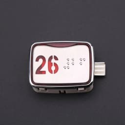 1PCS Applicable to SIGMA Elevator button MTD265 Direction keys Opening closing doors numeral key Voltage DC24V Red color light