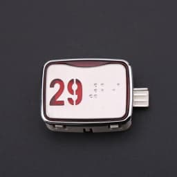 1PCS Applicable to SIGMA Elevator button MTD265 Direction keys Opening closing doors numeral key Voltage DC24V Red color light