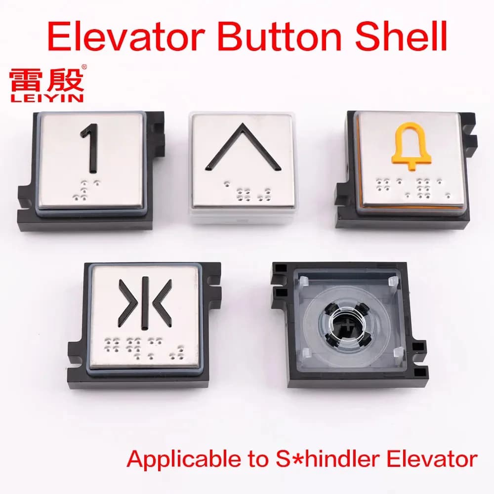 1PCS Applicable to Elevator button 3300 3600 5500 5200 numeral key Direction keys Without button board With Braille