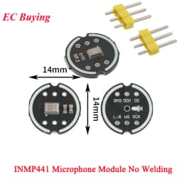 50pcs/1pc INMP441 ICS-43434 Omnidirectional Microphone Module I2S ISS MEMS for ESP32 High Precision Low Power Sensor Ultra Small