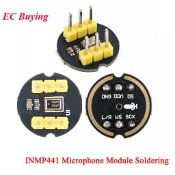 50pcs/1pc INMP441 ICS-43434 Omnidirectional Microphone Module I2S ISS MEMS for ESP32 High Precision Low Power Sensor Ultra Small