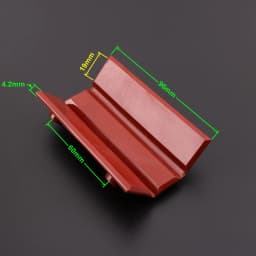 1PCS Applicable to Elevator3300 3600 5200 5500 Elevator Sliding Guide Shoe Lining length100mm guide rail thickness16mm