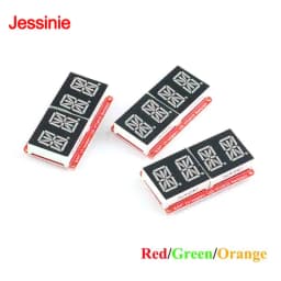 1-2Pcs VK16K33 0.54 Inch 4 Bit Meter Digital Tube Module LED Display IIC I2C Control 3.3V 5V for Arduino Red Green Orange TM1637