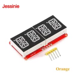 1-2Pcs VK16K33 0.54 Inch 4 Bit Meter Digital Tube Module LED Display IIC I2C Control 3.3V 5V for Arduino Red Green Orange TM1637