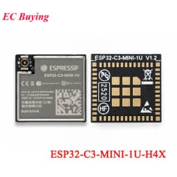 10pcs/1pc ESP32-C3-MINI-1 ESP32-C3-MINI-1U N4 ESP32-C3 Dual-mode 2.4GHz WiFi Bluetooth-compat BLE 5.0 4MB Flash Wireless Module